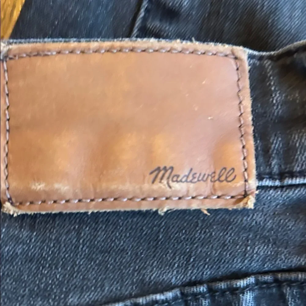 Madewell Women's 9” HR Black Skinny Jeans w/4 button fly. Sz 4T